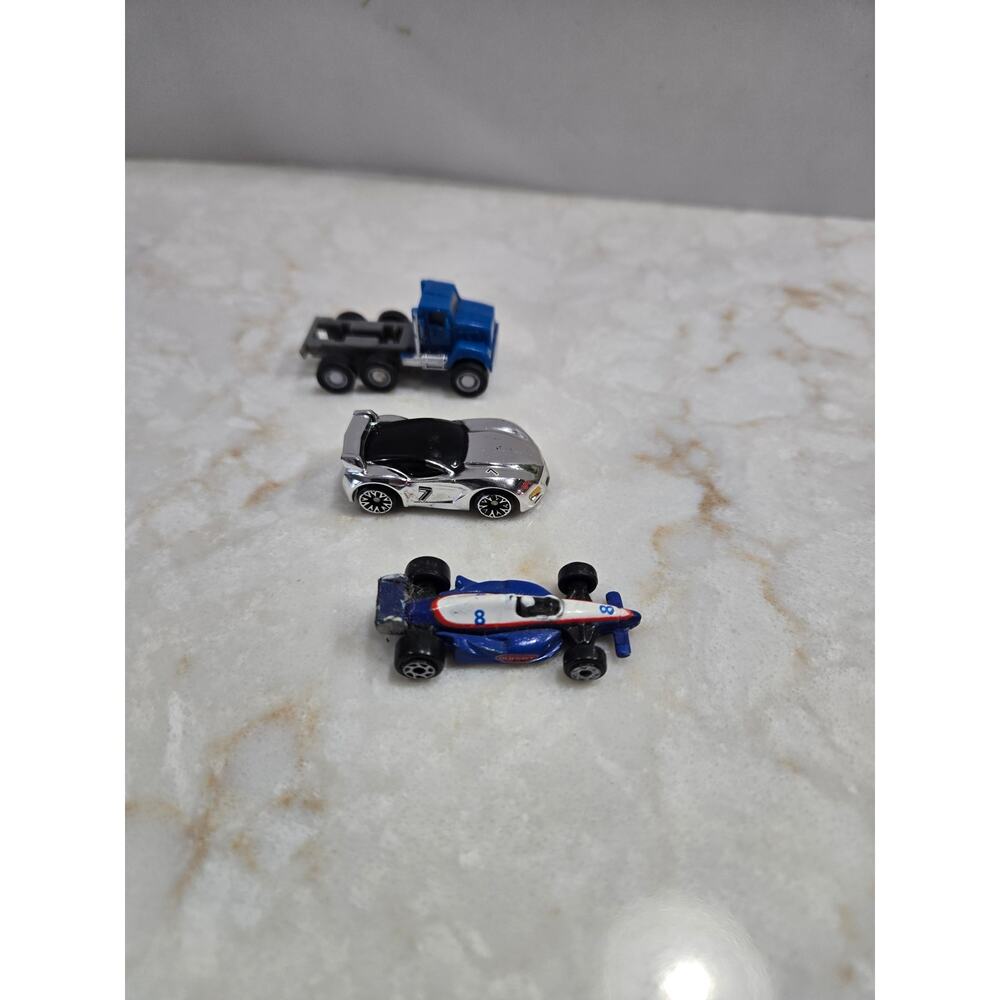 3 Micro Cars Truck 1.5" Long Micro Machines Starter Series 2020 Diecast Vehicles